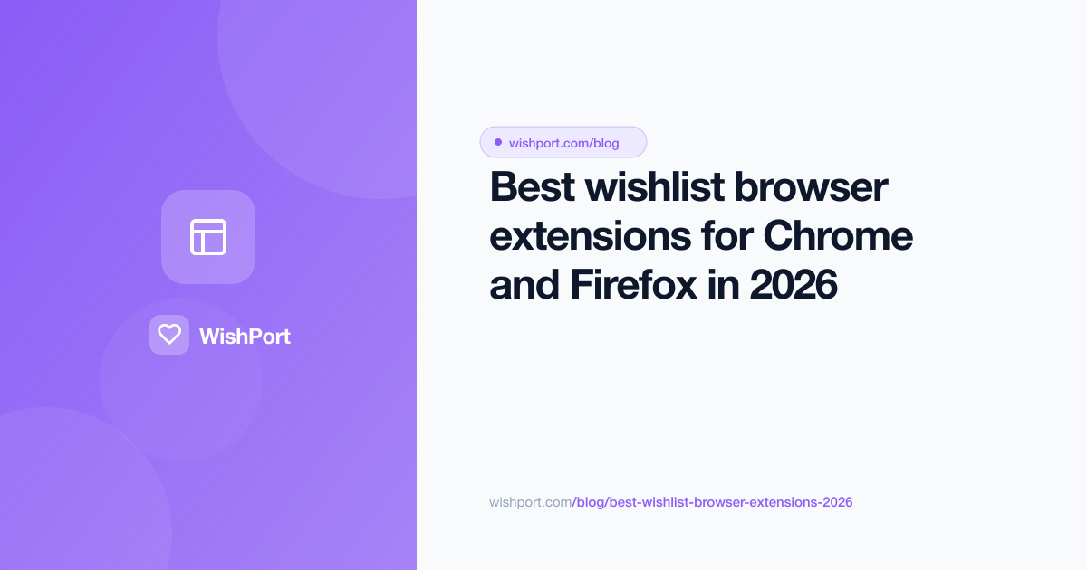 Best wishlist browser extensions for Chrome and Firefox in 2026